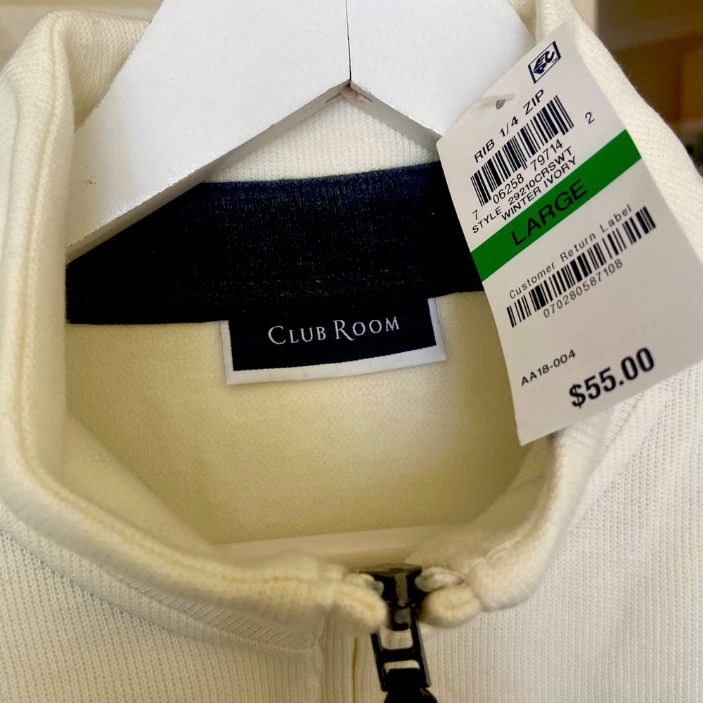 Club Room white long sleeve shirt